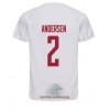 Officiële Voetbalshirt Denemarken Joachim Andersen 2 Uit WK 2022 - Heren